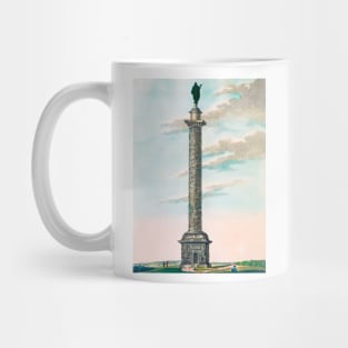 obelisk with statue Mug